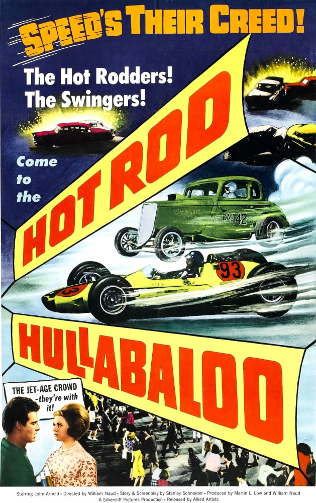 Hot Rod Hullabaloo Canvas Art - (11 x 17)