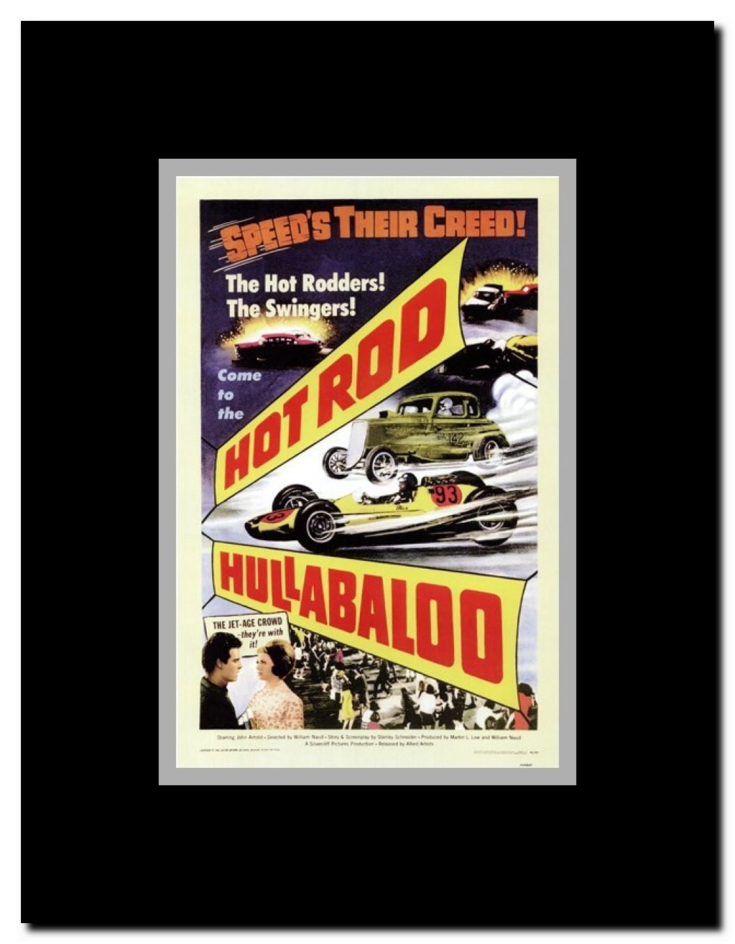Hot Rod Hullabaloo Framed Movie Poster