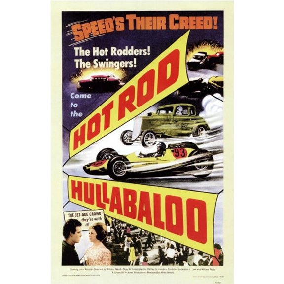 Hot Rod Hullabaloo Movie Poster (11 x 17)