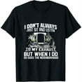 thumbnail image 1 of Hot Rod I Don’t Always Just Sit And Listen To My Exhaust Short Sleeve Womens T-Shirt Black 3XL, 1 of 5