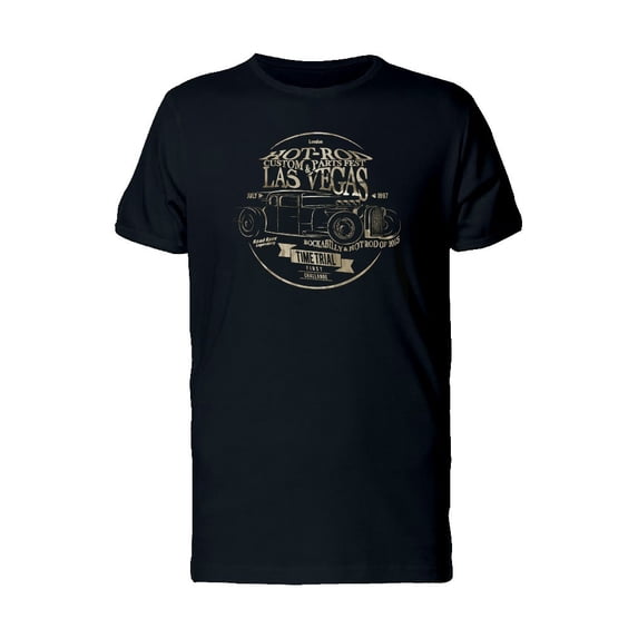 Hot-Rod Las Vegas Custom Parts T-Shirt Men -Image by Shutterstock, Male Medium