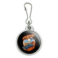 thumbnail image 1 of Hot Rod Muscle Classic Car Feeling Heat Steer Skull Jacket Handbag Purse Luggage Backpack Zipper Pull Charm, 1 of 5