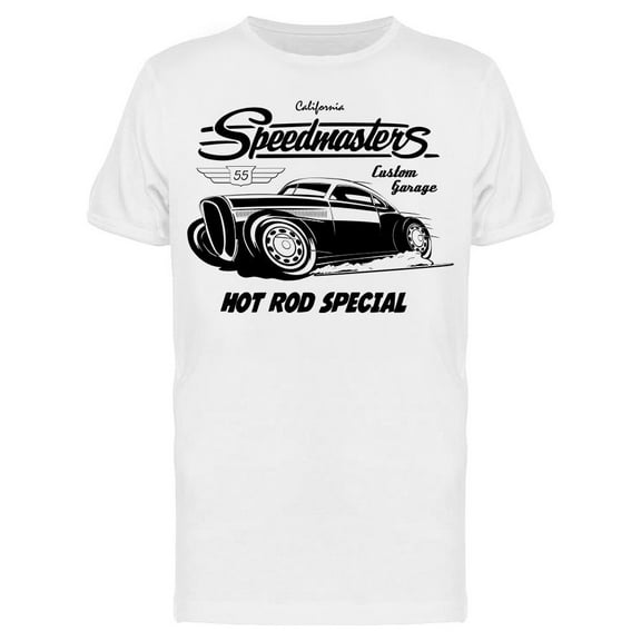 Hot Rod Race Car Calii T-Shirt Men -Image by Shutterstock, Male Small