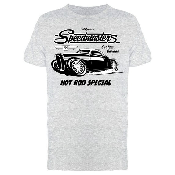 Hot Rod Race Car Calii T-Shirt Men -Image by Shutterstock, Male XX-Large