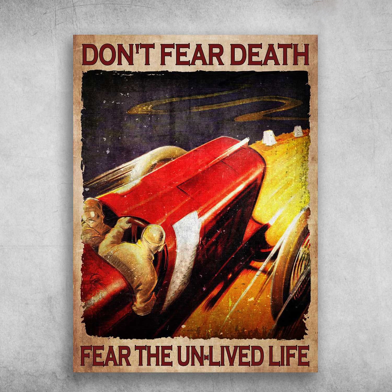 Boxing Gloves - Don't Fear Death, Fear The Un-Lived Life