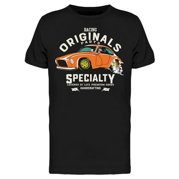 Hot Rod Racing Originals T-Shirt Men -Image by Shutterstock, Male Large