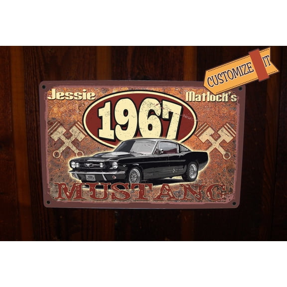 Hot Rod Repair Sign. Free Personalization! YOUR Car Included on the Sign.