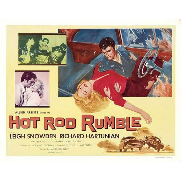 ⭐️HOT ROD RUMBLE ヴィンテージポスター⭐️ Hot Rod Rumble (1957) Original Movie Posters - Posteritati