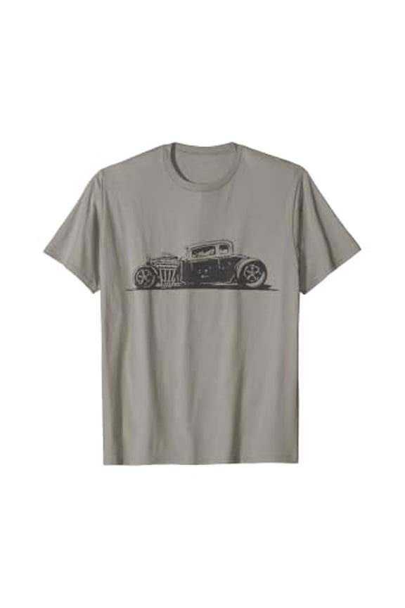 Hot Rod Rust Racer Vintage Graphic Old Muscle Car T-Shirt, Vintage Birthday Gift