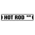 thumbnail image 1 of Hot Rod Street [3 Pack] of Vinyl Decal Stickers | 1.5" X 7" | Indoor/Outdoor | Funny decoration for Laptop, Car, Garage , Bedroom, Offices | SignMission, 1 of 1