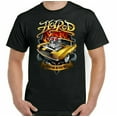 Hot Rod TShirt Legend Never Die Mens Classic Car Enthusiast Engine