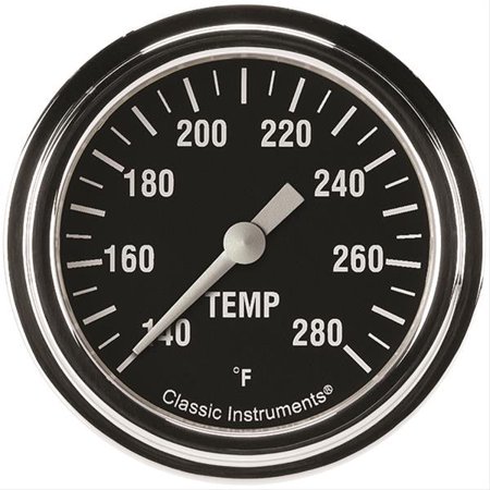 Classic Instruments Hot Rod Temperature Gaug e 2-5/8 Full Sweep CLAHR326SLF-12