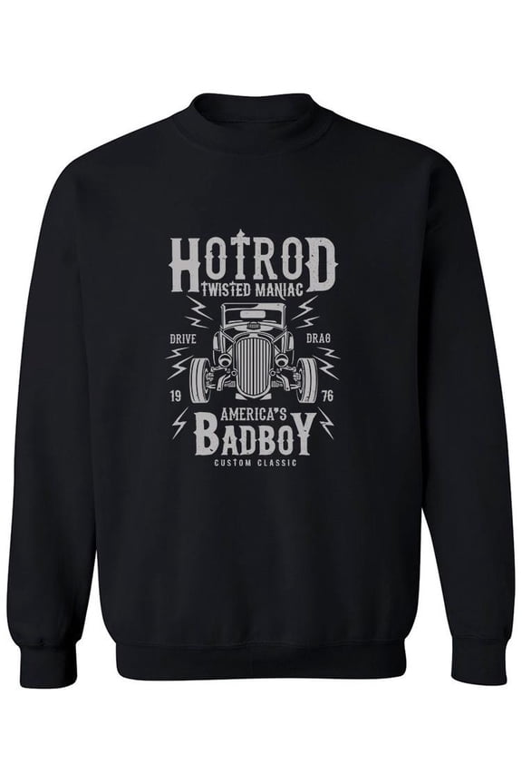 Hot Rod Twisted Maniac Sweatshirt Men -Image by Shutterstock, Male Medium