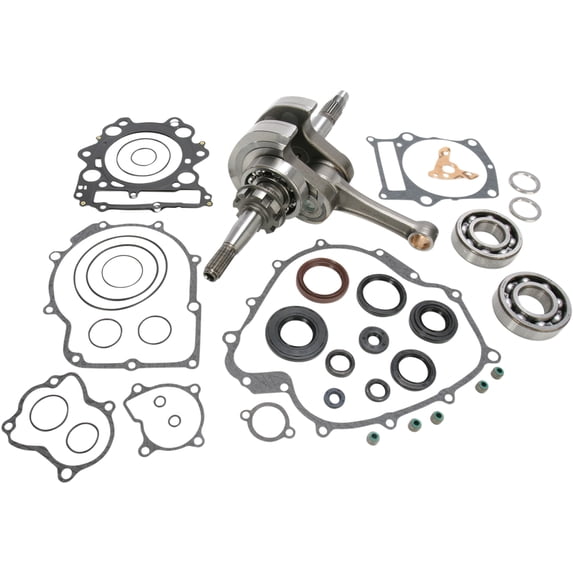 Hot Rods Stroker Bottom End Kit with Crankshaft, Main Bearings, Seals & Complete Gasket Set for Yamaha ATV/UTV 4-Cycle Engines (CBK0152)