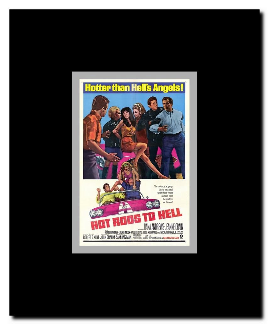 Hot Rods to Hell Framed Movie Poster