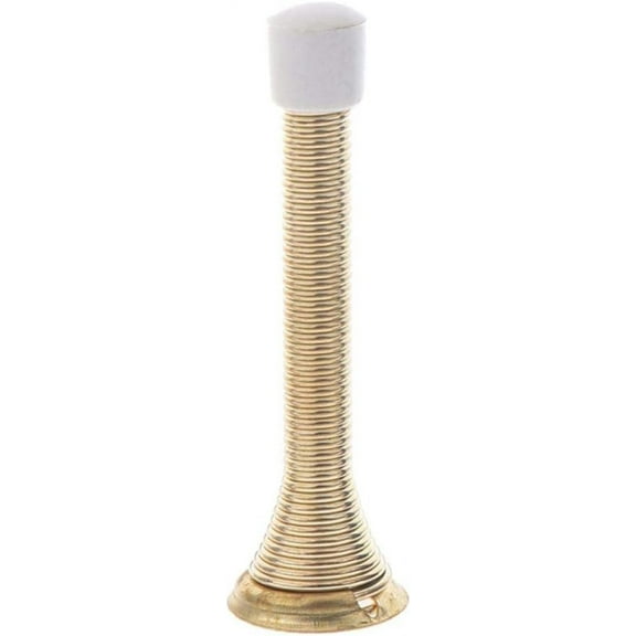 Hot Rubber Cap Metal Door Stops Spring Stopper Wall 85mm Door Stopper Drop Shipping,Gold