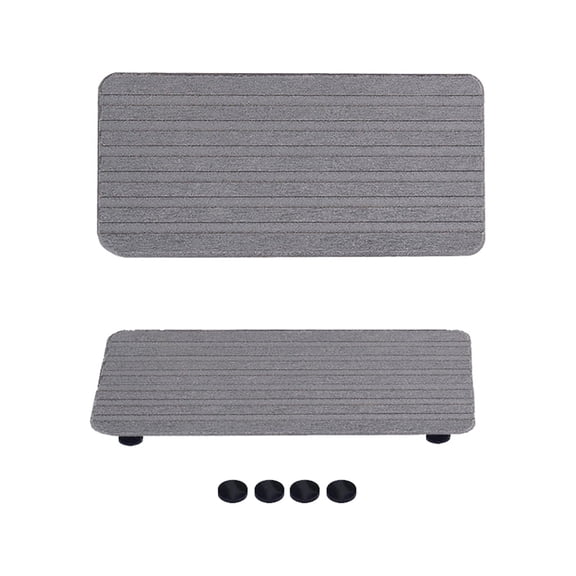 Hot Sale!1 PCS Water Absorbent Diatomite Rectangle Grooved Design Water Absorbing Stone Used For Hand Soaps & Plants & Toiletries In The Modern Home,Durable & Ecofriendly Home Essentials