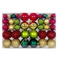 thumbnail image 1 of 100Pcs Christmas Balls Ornaments for Xmas Christmas Tree,Shatterproof Christmas Tree Decorations Hanging Balls for Holiday Wedding Party Decoration,Multiple Styles Christmas Tree Balls, 1 of 5