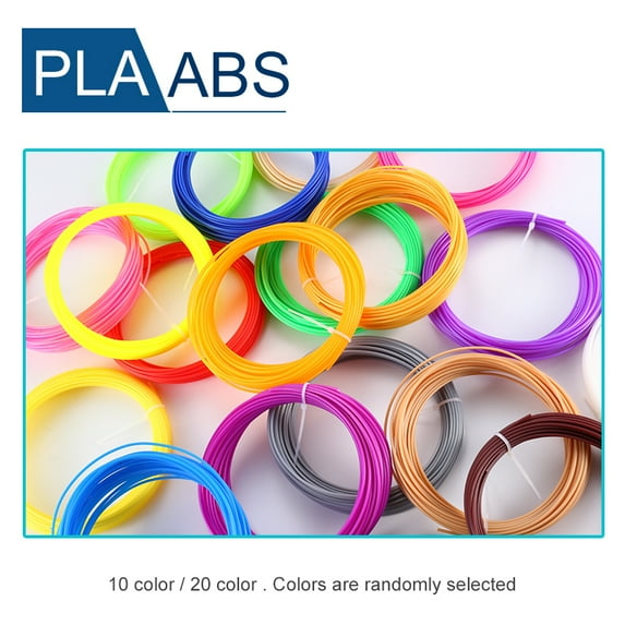 Hot Sale 20 Color or 10 Color/set 3D Pen Filament ABS/PLA 1.75mm Plastic Rubber Printing Material For 3D Printer Pen Filament