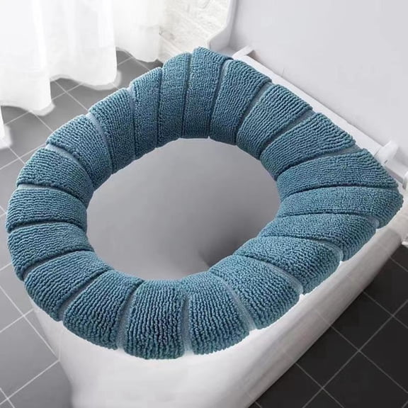 Hot Sale 4 Seasons Universal Soft Toilet Mat Washable Cover Pad, Thickened And Warm Mat