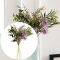 thumbnail image 1 of Hot Sale! Autumn Artificial Green Plants Purple-Artificial Fall Flowers For Outdoors Fall Plants Artificial Plastic Plants Autumn Flowers For Home Indoor Table Fireplace Front Door Decor, 1 of 9