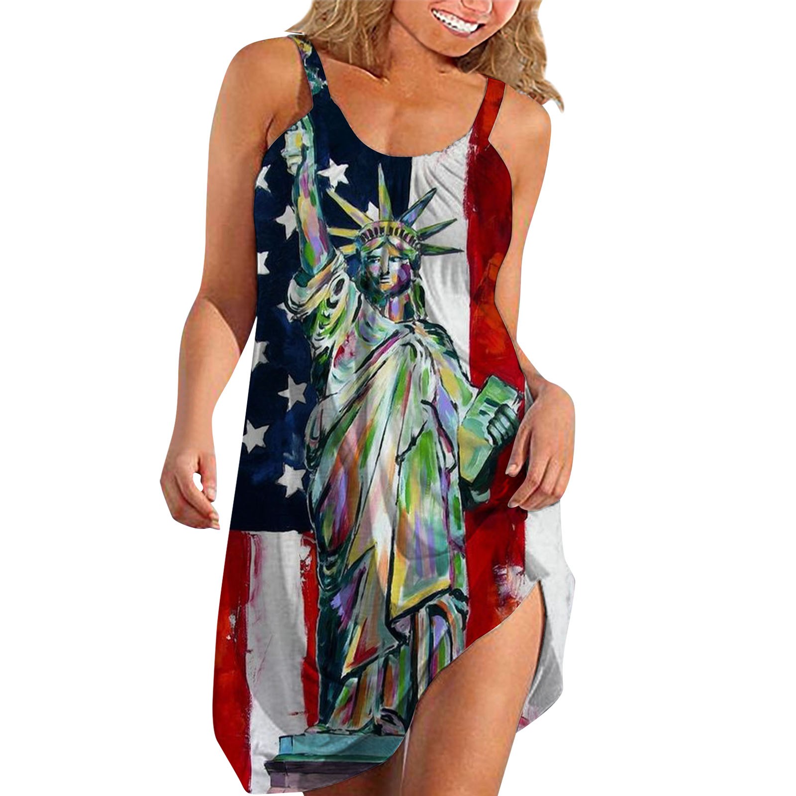 Hot Sale!BKQCNKM Sundress Plus Size Dresses For Curvy Women Women's