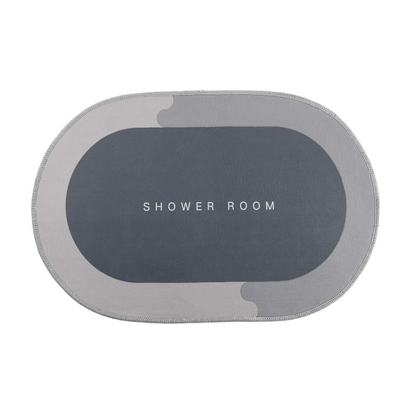 Hot Sale!Bath Mats for Bathroom Floor,Quick-Drying Non-Slip Bathroom Rug Super Absorbent Bath Mat Instant Dry Bath Mat,Bathroom Rug in Front of The Kitchen Sink,Shower Room,Bathtub,Oval