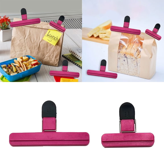 Hot Sale!Chip Bag Clips HIA Stylish Wide Open Bag Clips For Food Storage Heavy Seal Grip ,Durable & Ecofriendly Home Essentials