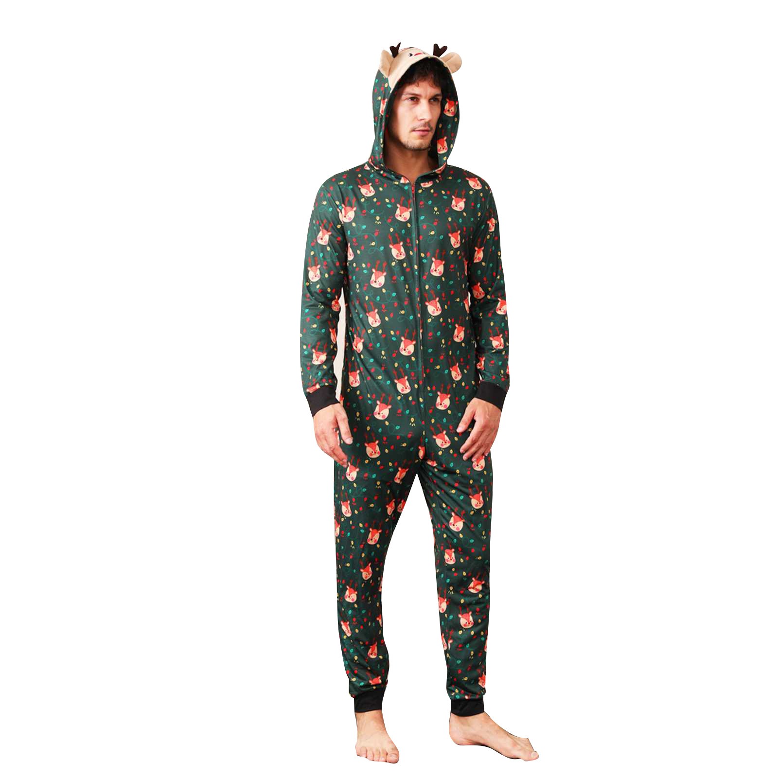 Hot Sale!! Christmas Pajamas for Family Matching Cute Long Sleeve