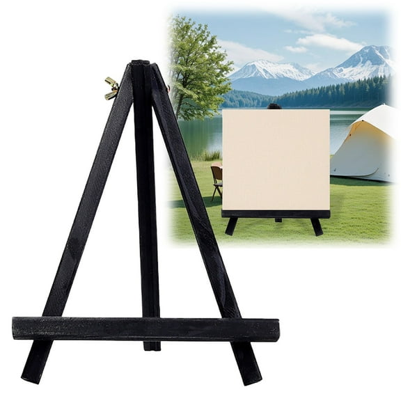 Hot Sale! Dusknt Canvas Stand, Wood Display Easel Oil Painting Frame Shelf Artist Tripod Tabletop Holder Stand
