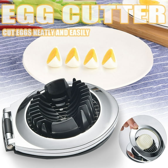 Hot Sale! Dusknt Egg Slicer, Eggs Tomato Steel Stainless Chopper Slicers Eggs Boiled Hard Metal Cooking Utensils