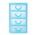 thumbnail image 1 of Hot Sale! Fdelink Multi-Layer Storage Box Small Drawer Style Sky Blue L (Blue Four Layers), Durable Plastic Mini Desktop Drawer Sundries Case Small Objects , 1 4-Layer Storage Boxstorage Case, 1 of 3