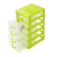 thumbnail image 1 of Hot Sale! Fdelink Multi-Layer Storage Box Small Drawer Type Green Xl (Green Five Layers), Durable Plastic Mini Desktop Drawer Sundries Case Small Objects , 1 5-Layer Storage Boxstorage Case, 1 of 3