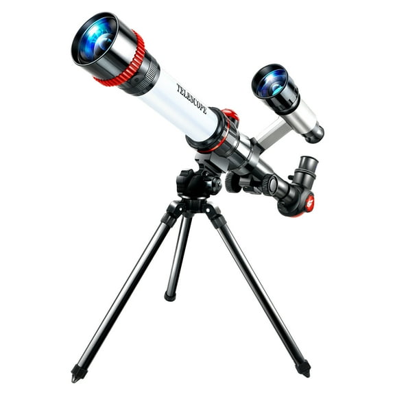 HD Astronomical Telescope for Kids and Beginners with 3 Eyepieces,20x,30x,40x Magnification,Rotatable Tripod,Gifts For Children,for Simulates Stargazing,Science Experiment and Education