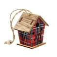 Hot Sale! Iheaun Christmas Red House Wooden House Pendant Decoration