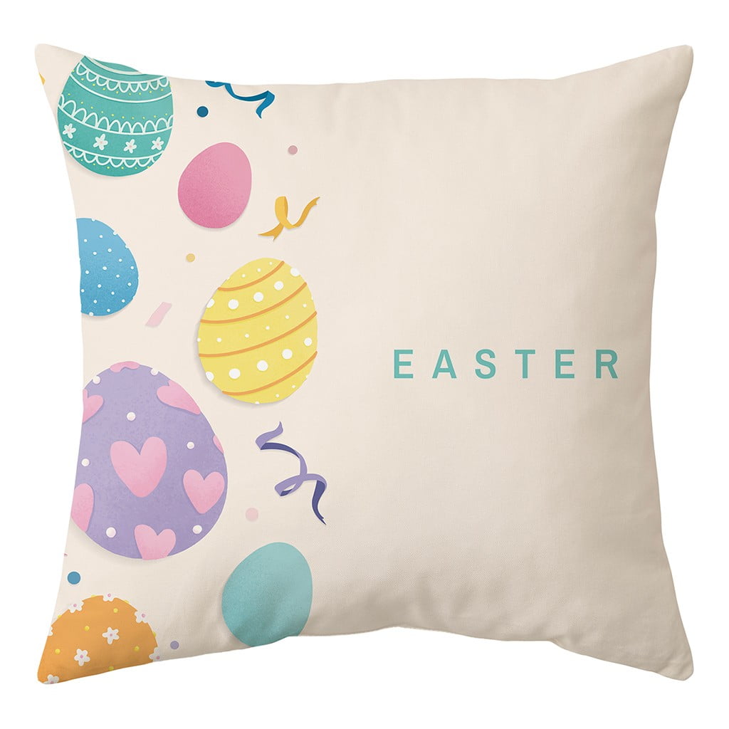 Hot Sale! Iheaun Easter Rabbit Print Pillow Case Polyester Sofa Car