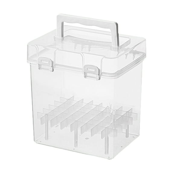 Kaireo Marker Case Storage Container Multifunctional Transparent Marker Organizer Art for Color Highlighter Watercolor Pens 12/24/36/48/60/80/ 120 Slots