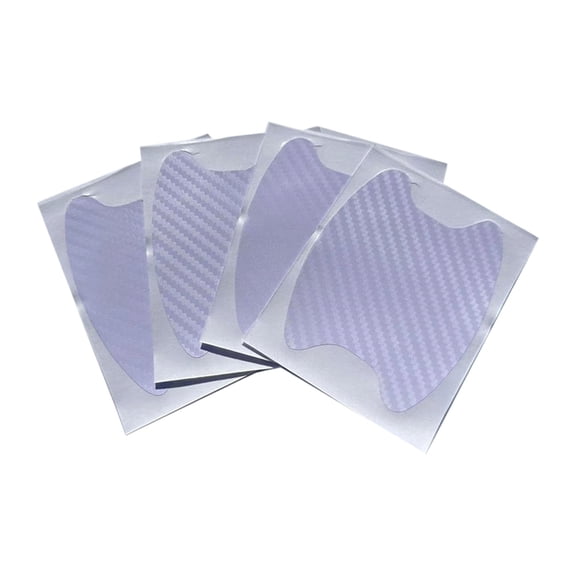 Hot Sale!Kaireo White Carbon Fiber Anti-Scratch Sticker,Fiber Scratch Door Handle and Bow Protector Decal,Personalized Car Body Film Sticker,Door Handle,Bow Protector Decal,Car Body,Personalized Film