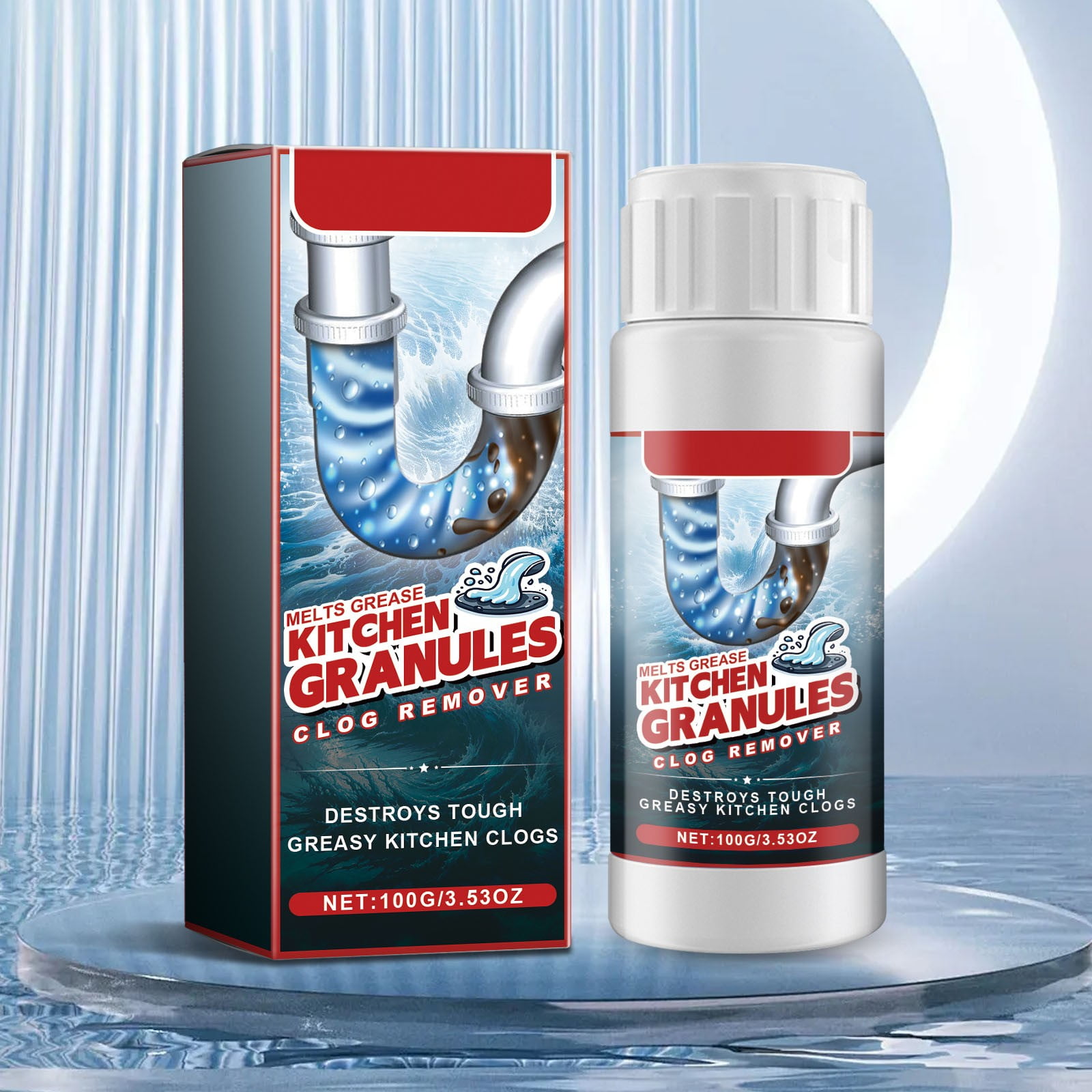 Hot Sale Kitchen Pipe Drain Cleaning Powder To Grease Or Cooking Oil