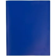 Hot Sale! Leott File Folders Dunwell Colored Plastic Folder with Pockets and Prongs (Assorted Colors 1 Pack) Colorful Folders with & School Folders with Fasteners, 1*Folder, Blue, A4 Tadpole Folder