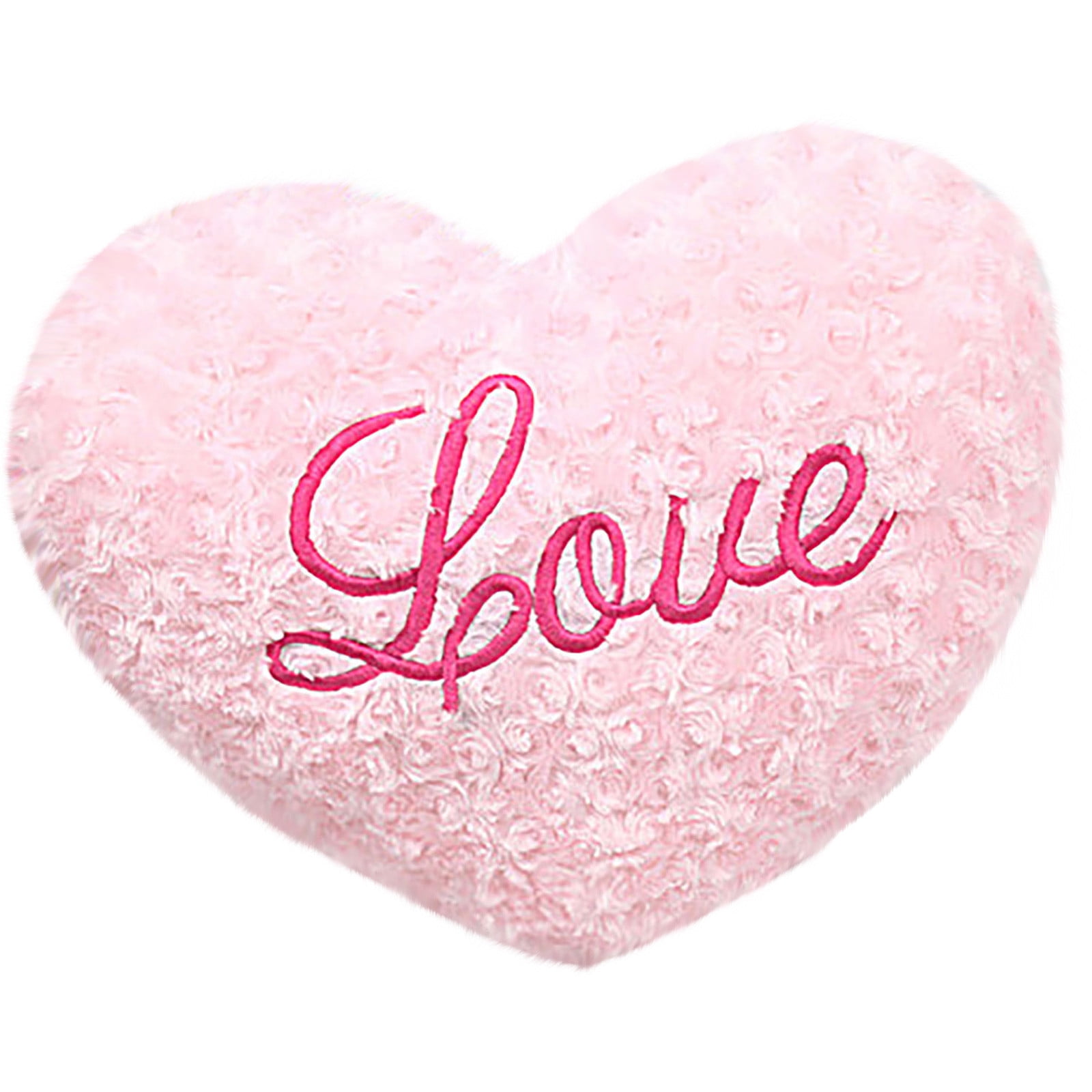 Hot Sale！Love Heart Plush Pillow Mini,Soft Heart Shaped Throw Pillows