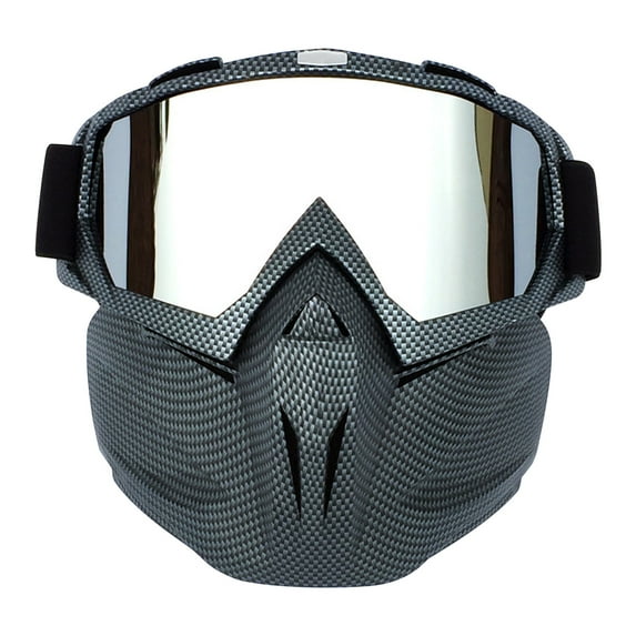 Hot Sale!Motorcycle Face Mask Full Face,Dirt Bike Goggles Motocross,ATV,Offroad,Riding Racing Windproof Goggles for Men Women,Full Face Mask Motorcycle Helmet