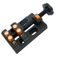 thumbnail image 1 of Hot Sale!Oimcto Quick-Adjustment 8-Hole Bench Vise (Black),Clamp Flat Table Vice Adjustable Drill Vice for Diy Jewelry Walnut Drilling Carving Watch Repair Tool, 1 of 9