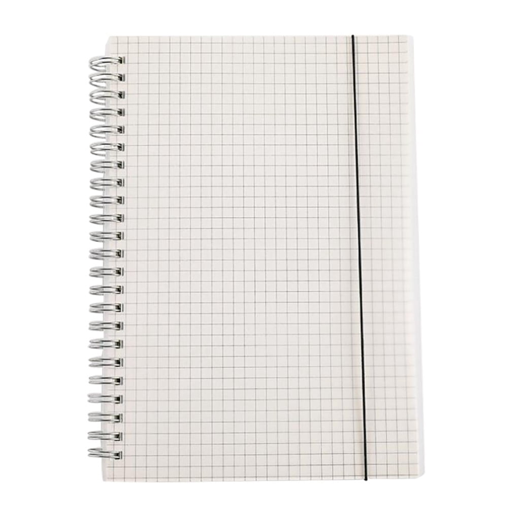 Transparent Frosted Coil Notebook Book Grid Blank Horizontal Dot Matrix ...