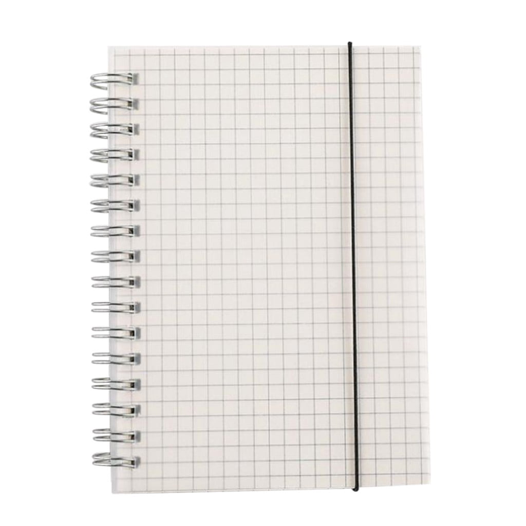 Transparent Frosted Coil Notebook Book Grid Blank Horizontal Dot Matrix ...