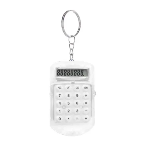 Hot Sale Portable Mini Flip Calculator Hanging Pendant Keychain Keyring Key Holder Gift  Petite Calculatrice