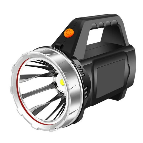 Hot Sale!Rechargeable LED Spotlight,Strong Light Portable Lamp,Multi Function Camping Lantern Big Flashlight,Waterproof Searchlight for Hiking, Home,High-power Led Emergency Searchlight