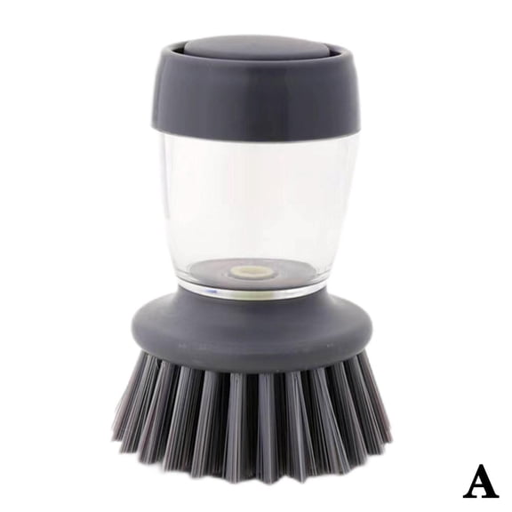 (Hot Sale-Save 50% OFF) Soap Dispensing Palm Brush Storage Set Nice W9X8