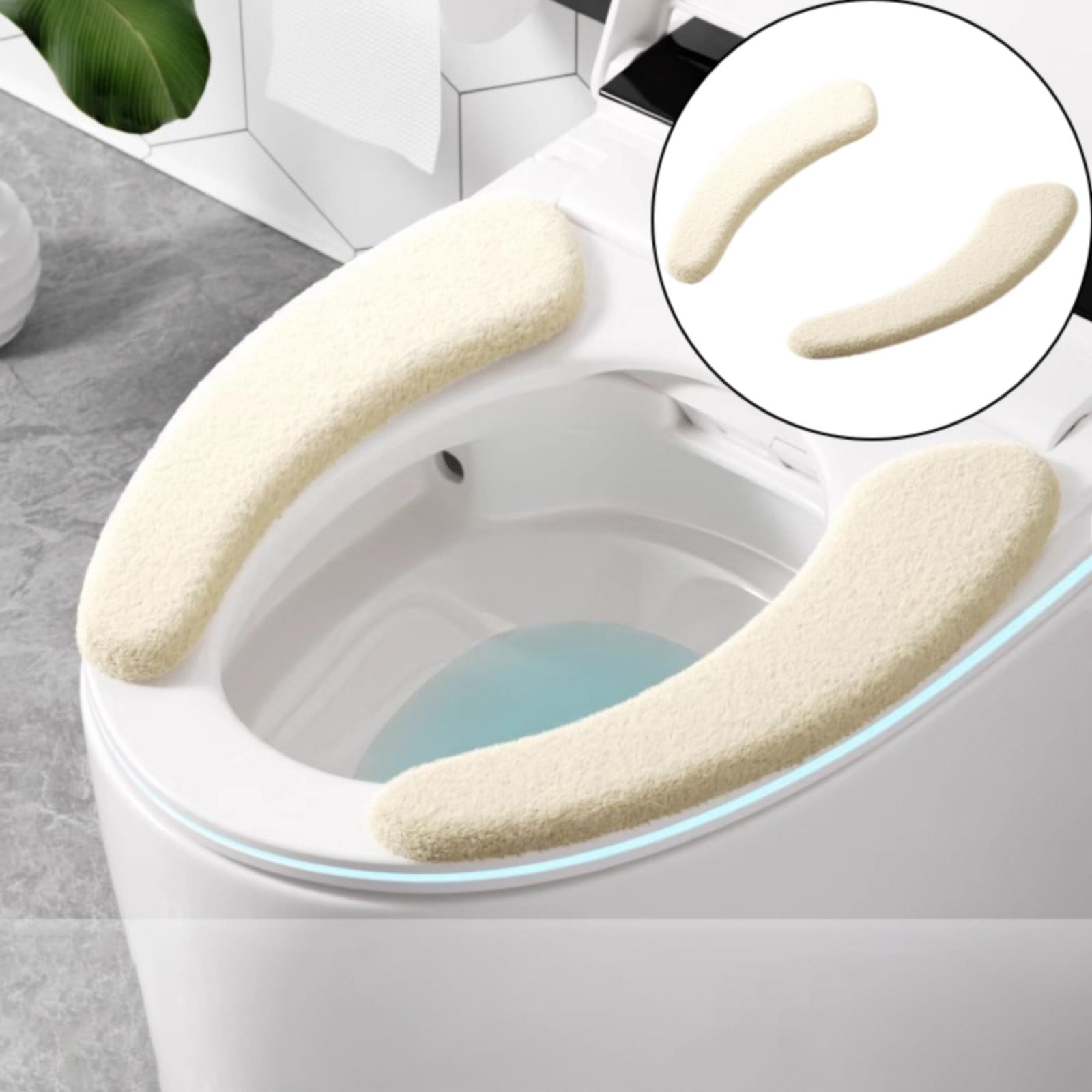 Hot Sale! Seat Cushion Clearance Poaug, 2-Piece Toilet Seat Set Yellow ...