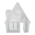 thumbnail image 1 of Hot Sale！Silicone Molds Casting Molds Houses Candle Molds with Window,Heart,Home Mold,House Silicone Candle Molds,Clay Molds,Soap Moulds,Epoxy Resin Molds,for Making Candle,Baking,DIY Crafts, 1 of 1